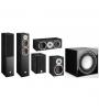 SISTEMA HOME CINEMA SPEKTOR 6 SUB E-9 F ( SPEKTOR 6 + SPEKTOR 1 + SPETKTOR VOKAL + 1 SUB E-9 F , PRETO ASH )