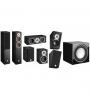 SISTEMA DOLBY ATMOS 5.1.2  SPEKTOR 6 ( SPEKTOR 6 + SPEKTOR 1 + SPETKTOR VOKAL + 2 X  ALTECO C-1 + 1 X SUB E-9 F , PRETO ASH )