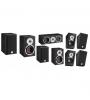 SISTEMA DOLBY ATMOS 5.0.4  SPEKTOR 2 ( 2 X SPEKTOR 2 + SPETKTOR VOKAL + 4 X  ALTECO C-1 , PRETO ASH )