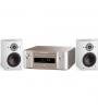 SISTEMA HI-FI MELODY X M-CR612 ( PRATA/GOLD ) + DALI COLUNAS OBERON 3 ( BRANCO )