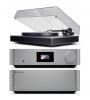 SISTEMA EDGE AMPLIFICADOR ESTÉREO EDGE W +  PRE-AMPLIFICADOR COM REDE PLAYER EDGE NQ + GIRA-DISCOS COM BLUETOOTH APTX HD ALVA TT