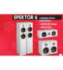 SISTEMA HOME CINEMA SPEKTOR 6 5.0  SPEKTOR 6 + SPEKTOR VOKAL + SPEKTOR 1( WHITE )