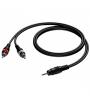 PROCAB CABO CAB711/3 2 X RCA + 1 X JACK 3,5MM  ( 3,0 MT )