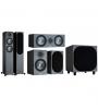 SISTEMA HOME CINEMA 5.1 MONITOR AUDIO BRONZE 200 ( PAR , PRETO ) + BRONZE 50 ( PAR , PRETO ) + BRONZE C150 ( UNIDADE , PRETO ) + SUBWOOFER BRONZE W10 ( UNIDADE , PRETO )