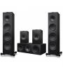 SISTEMA HOME CINEMA 5.0 , COLUNAS Q550 (PAR ) + COLUNAS Q350 ( PAR ) + COLUNA CENTRAL Q250C ( UNIDADE )