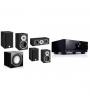 SISTEMA HOME CINEMA 5.1 RECEIVER RX-V4A + COLUNAS SPEKTOR 2 / SUB E-9 F  ( PRETO ASH )