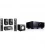 SISTEMA HOME CINEMA 5.1 RECEIVER RX-V4A + COLUNAS OBERON 7 / SUB E-9 F ( PRETO ASH )