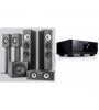 SISTEMA HOME CINEMA 5.1 RECEIVER RX-V4A + COLUNAS 603 S3 + 607 S3 + HTM6 S3 + ASW608 ( PRETO ASH )