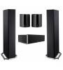 SISTEMA HOME CINEMA 5.0 , COLUNAS BP9040 ( PAR ) + COLUNA CENTRAL CS9040 ( UNIDADE ) +  COLUNAS BIPOLARES SR9040 ( PAR , PRETO )