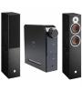 SISTEMA NAD AMPLIFICADOR DIGITAL HIBRIDO D 3020 V2 + DALI COLUNAS SPEKTOR 6 ( PAR , PRETO ASH )