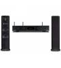 SISTEMA AUDIOLAB AMPLIFICADOR INTEGRADO STEREO STREAMER 6000A PLAY ( PRETO ) + WHARFEDALE COLUNAS EVO4.3 ( PAR , PRETO )