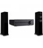 SISTEMA QUAD AMPLIFICADOR INTEGRADO COM BLUETOOTH/WIRELESS STREAMING VENA II PLAY ( PRETO ) + WHARFEDALE COLUNAS 12.3 ( PAR , PRETO )