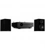 SISTEMA QUAD AMPLIFICADOR INTEGRADO CD/DAC/BLUETOOTH/WIRELESS STREAMING ARTERA SOLUS PLAY ( PRETO ) + WHARFEDALE COLUNAS 12.1 ( PAR , PRETO )