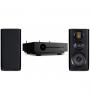 SISTEMA QUAD AMPLIFICADOR INTEGRADO CD/DAC/BLUETOOTH/WIRELESS STREAMING ARTERA SOLUS PLAY ( PRETO ) + WHARFEDALE COLUNAS EVO4.2 ( PAR , PRETO )