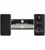 SISTEMA MUSICAL FIDELITY AMPLIFICADOR INTEGRADO M2S I ( PRETO ) + WHARFEDALE COLUNAS EVO4.2 ( PAR , PRETO )