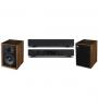 (KIT) SISTEMA AUDIOLAB AMPLIFICADOR INTEGRADO 8300A ( PRETO ) + AUDIOLAB STREAMER/LEITOR DE REDE COM DTS PLAY-FI 6000N ( PRETO ) + WHARFEDALE COLUNAS DENTON 85 ( PAR , WALNUT )