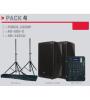 SISTEMA DE AUDIO PROF PACK 4 COM 1 X SM-1621U + 2 X FORCE-12DSP + 1 X RS-505-2 ( PAR )