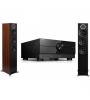 SISTEMA YAMAHA RECEIVER RX-A8A 11.2 + ELAC COLUNAS DEBUT REFERENCE DFR52 ( PAR , BLACK/WOOD )