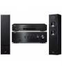 YAMAHA SISTEMA HI-FI AMPLIFICADOR INTEGRADO ESTÉREO A-S501 + LEITOR DE CD CD-S303 BK ,MP3/WMA/LPCM/FLAC/USB + COLUNAS DE 2 VIAS BASS REFLEX NS-F51 ( PAR )