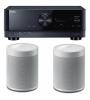 SISTEMA HOME CINEMA RECEIVER A/V 8K 7.2 CANAIS RX-V6A COM 2 COLUNAS WIRELESS MUSICCAST 20 ( BRANCO )