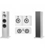 B&W SISTEMA DE COLUNAS 603 S3 + 606 S3 + COLUNA CENTRAL HTM6 S3 (BRANCO)